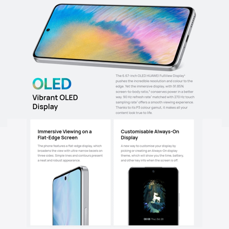 Triple Back Cameras + Single Front Camera, Side Fingerprint Identification, 6.67 inch HarmonyOS 2.0.1 Qualcomm Snapdragon 680 Octa Core, Network: 4G, OTG, NFC, Not Support Google Play, nova 10 SE 256GB Triple Back Cameras + Single Front Camera, Side Fingerprint Identification, 6.67 inch HarmonyOS 2.0.1 Qualcomm Snapdragon 680 Octa Core, Network: 4G, OTG, NFC, Not Support Google Play, nova 10 SE 256GB
